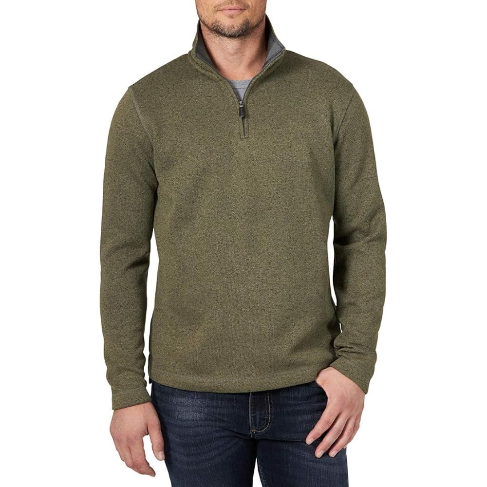 Long Sleeve Quarter Zip Fleece Pullover