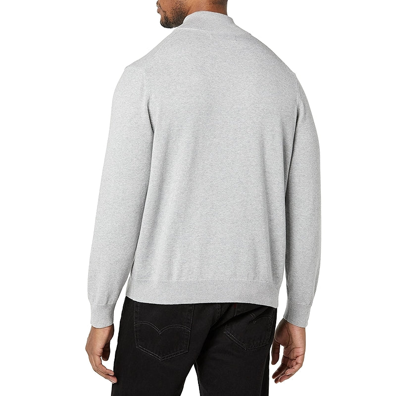 Cotton Quarter Zip Sweater