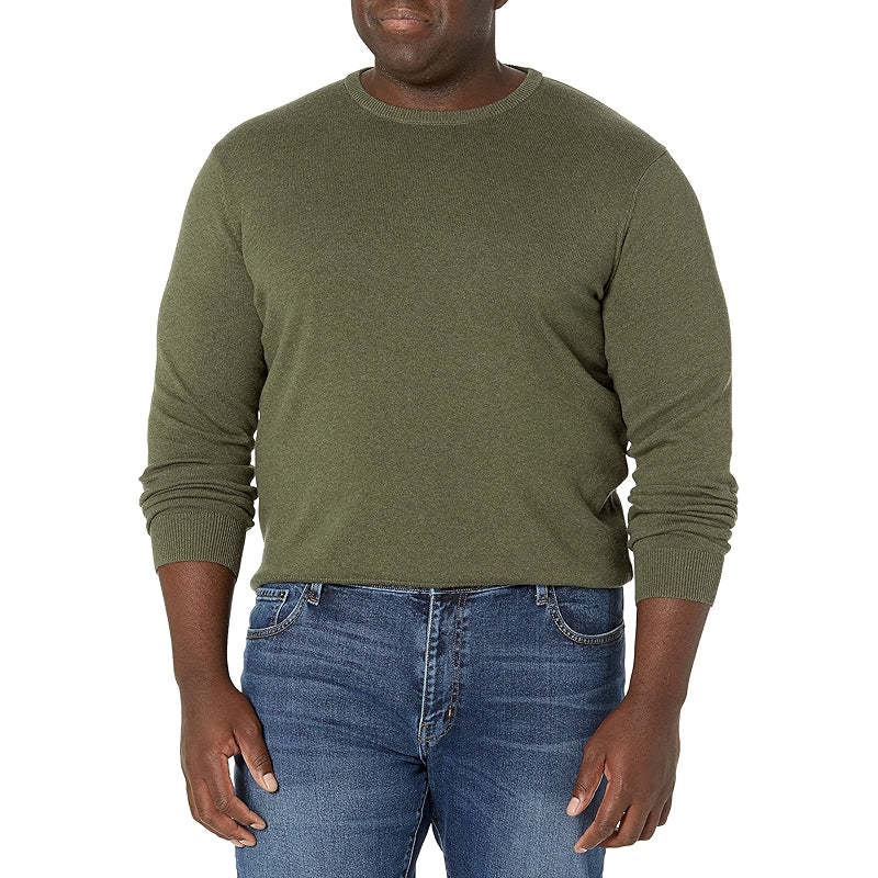 Crewneck Sweater Available In Big And Tall Sizes