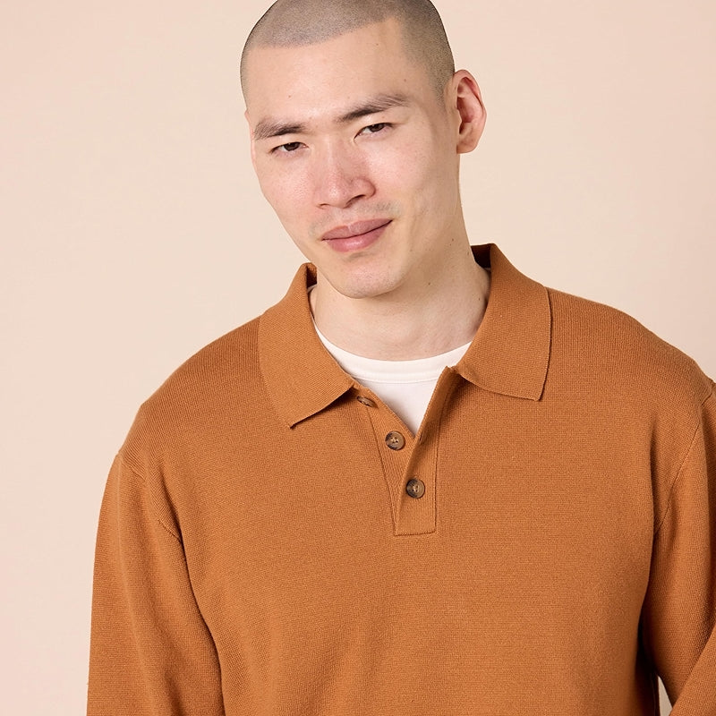 Essentials Relaxed Fit Polo Sweater