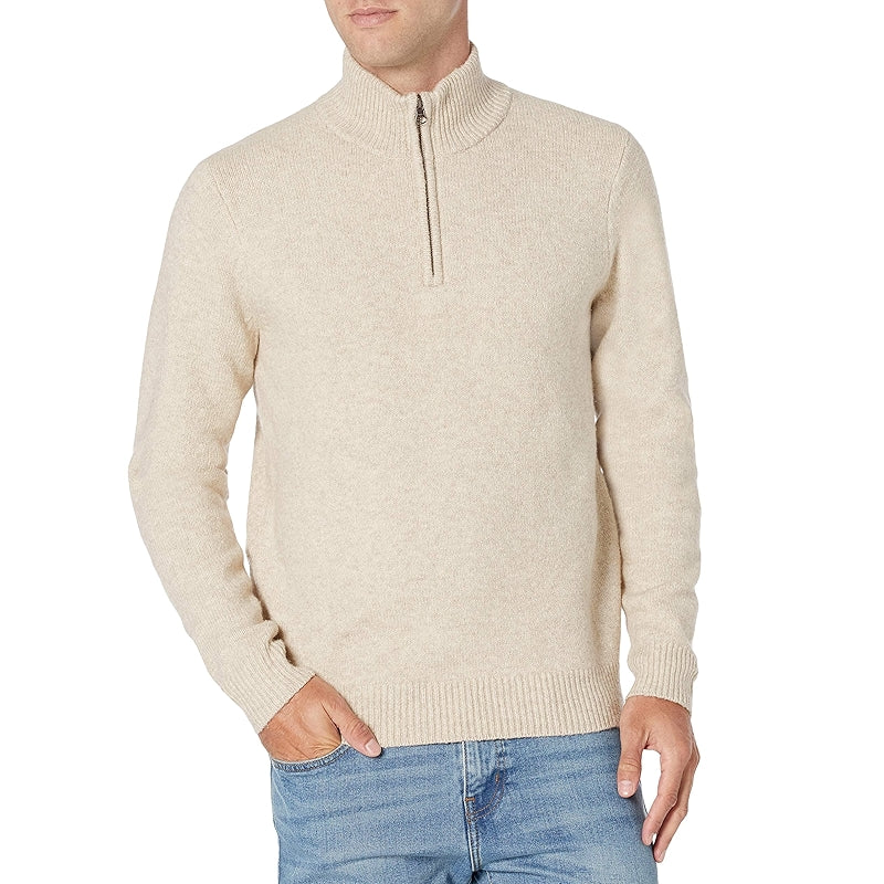 Long Sleeve Soft Touch Quarter Zip Sweater