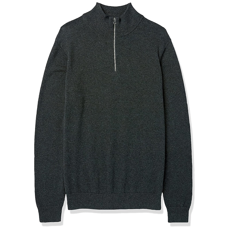 Cotton Quarter Zip Sweater