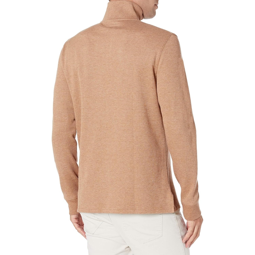Quarter Zip French Rib Knit Sweater