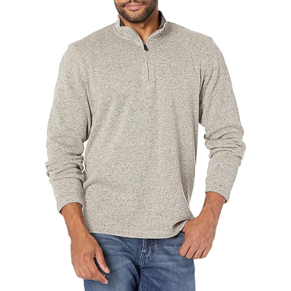 Long Sleeve Quarter Zip Fleece Pullover