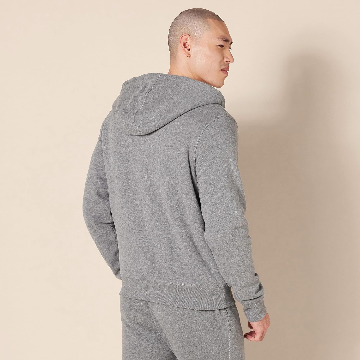 Hoodie For Men, Sherpa-Lined Full-Zip Fleece Sweatshirt