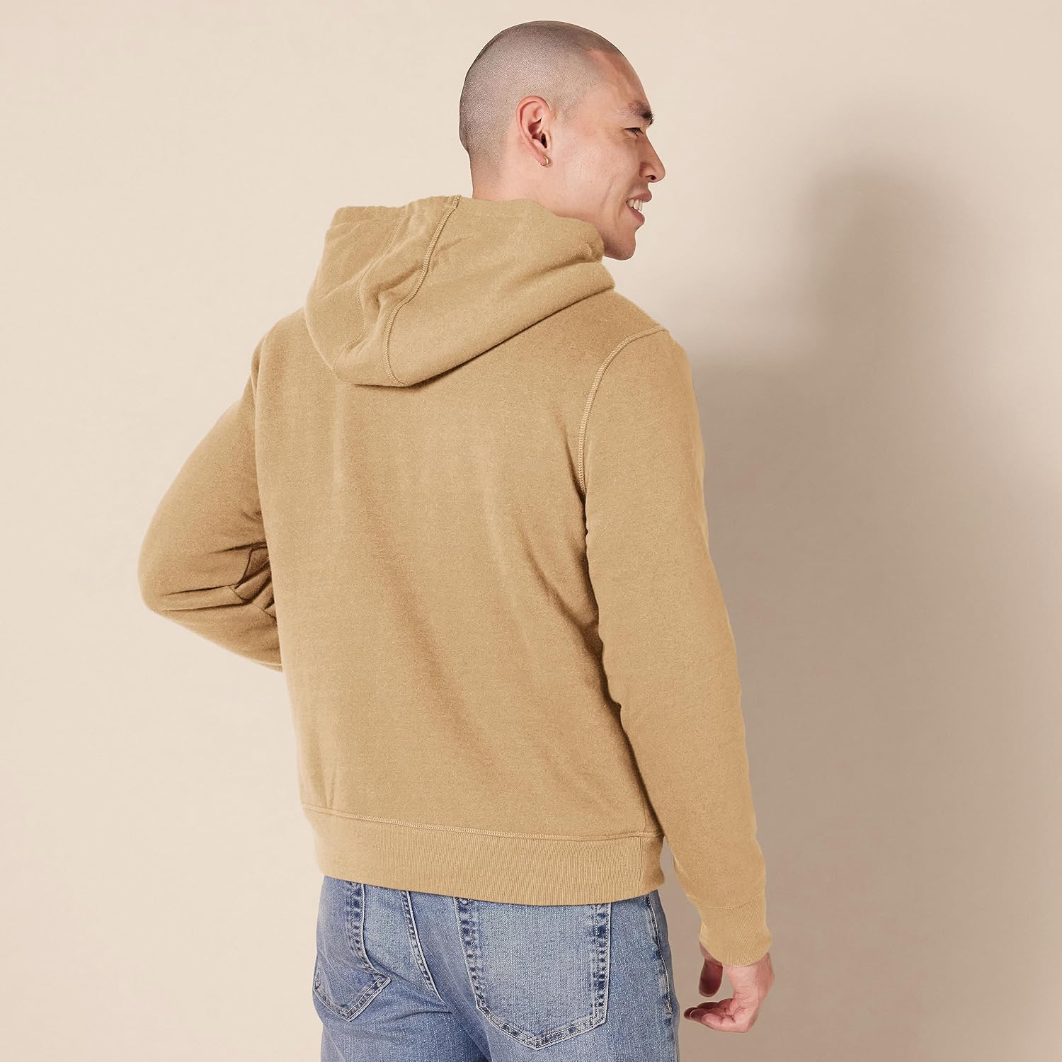 Hoodie For Men, Sherpa-Lined Full-Zip Fleece Sweatshirt