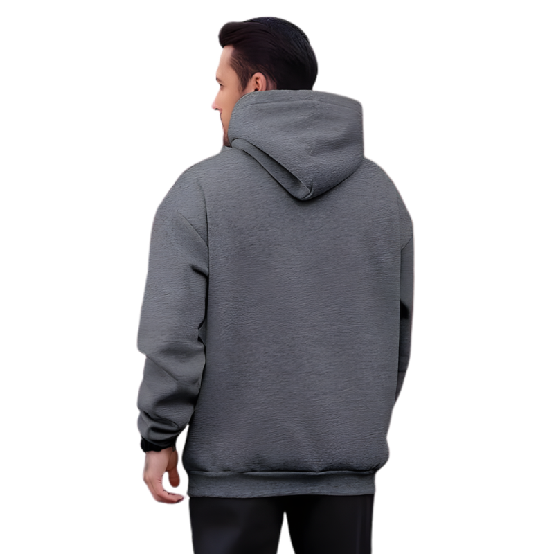Mens Casual Cotton Hooded Collar Drawstring Hoodies Pullover Sweatshirts Casual Long Sleeve Shirts