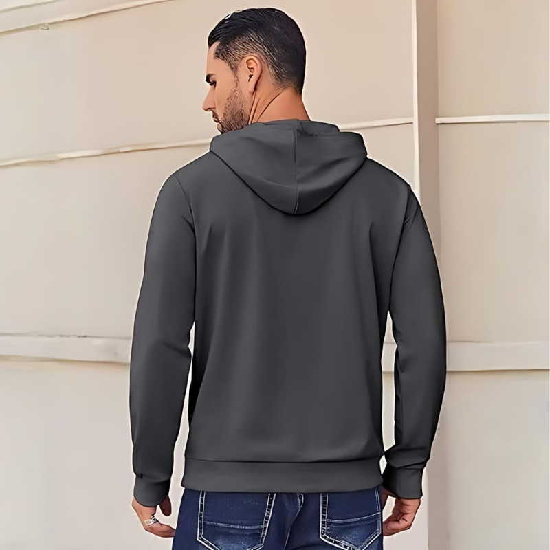 Mens Hoodies Pullover Long Sleeve Casual Fashion Sweatshirts Drawstring Gym Hooded Shirt with Kanga Pocket