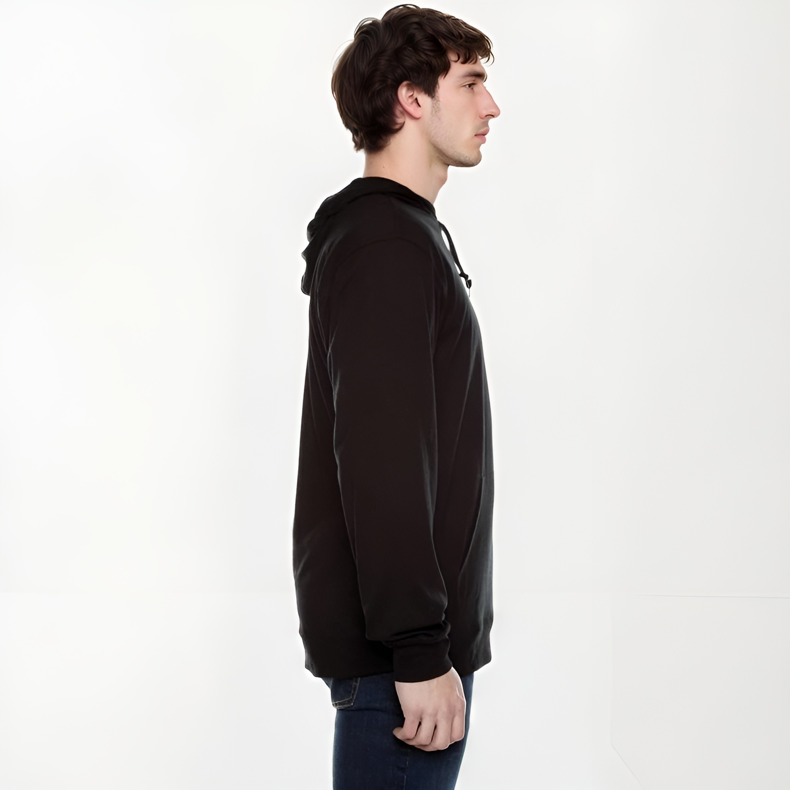 Lightweight Jersey Zip Hoodie For Men