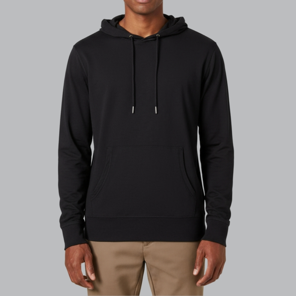 Men's Lightweight Jersey Pullover Hoodie