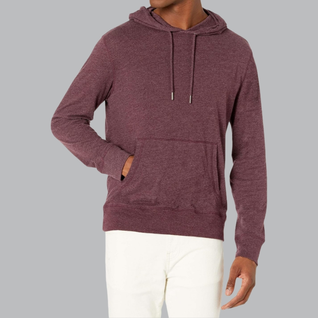 Men's Lightweight Jersey Pullover Hoodie