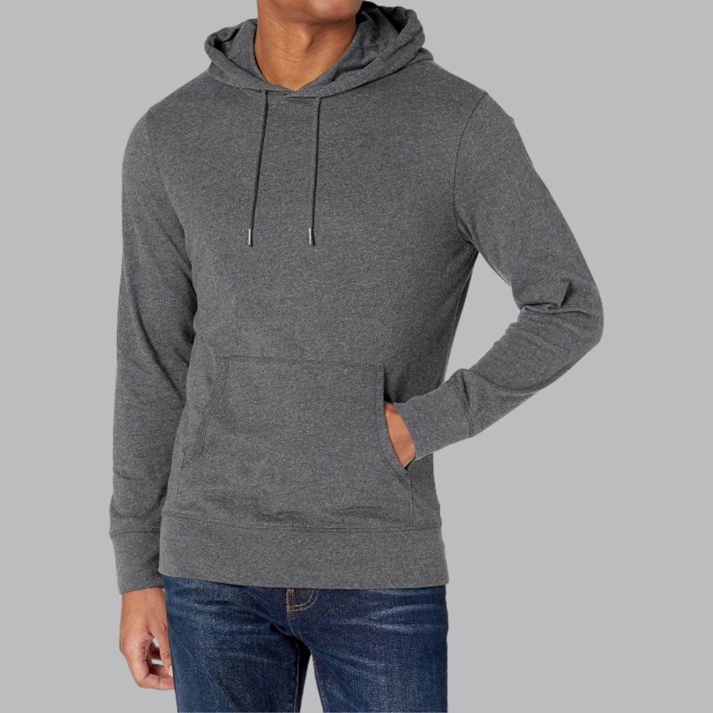Men's Lightweight Jersey Pullover Hoodie