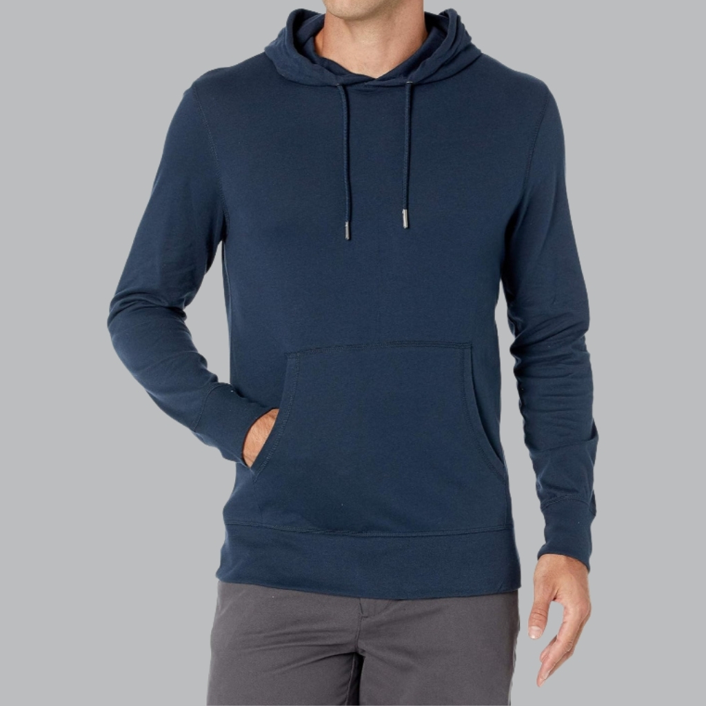 Men's Lightweight Jersey Pullover Hoodie