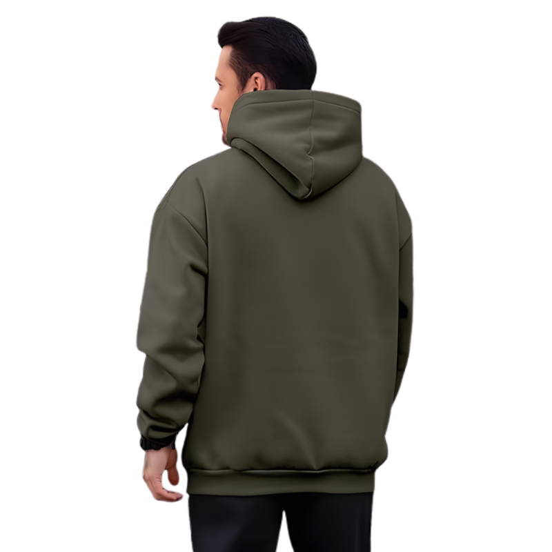 Mens Casual Cotton Hooded Collar Drawstring Hoodies Pullover Sweatshirts Casual Long Sleeve Shirts