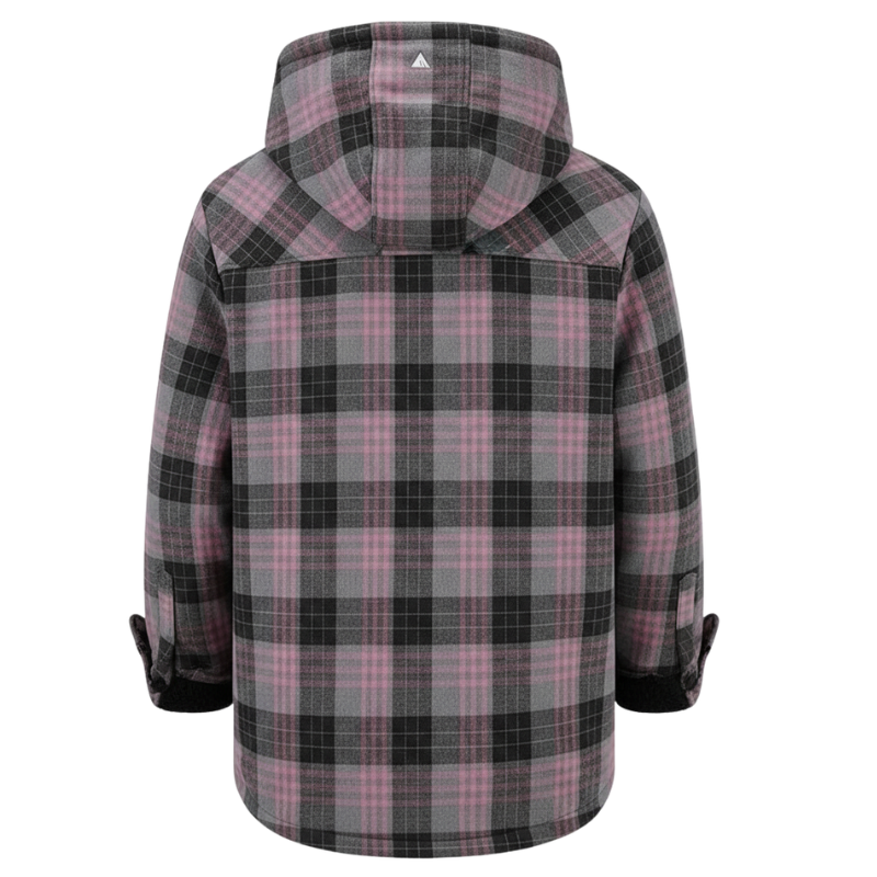 Men Flannel Plaid Jacket Warm Sherpa Lined Fleece Hoodies for Men Zip Up Thick Jackets Winter Coat with Pocket