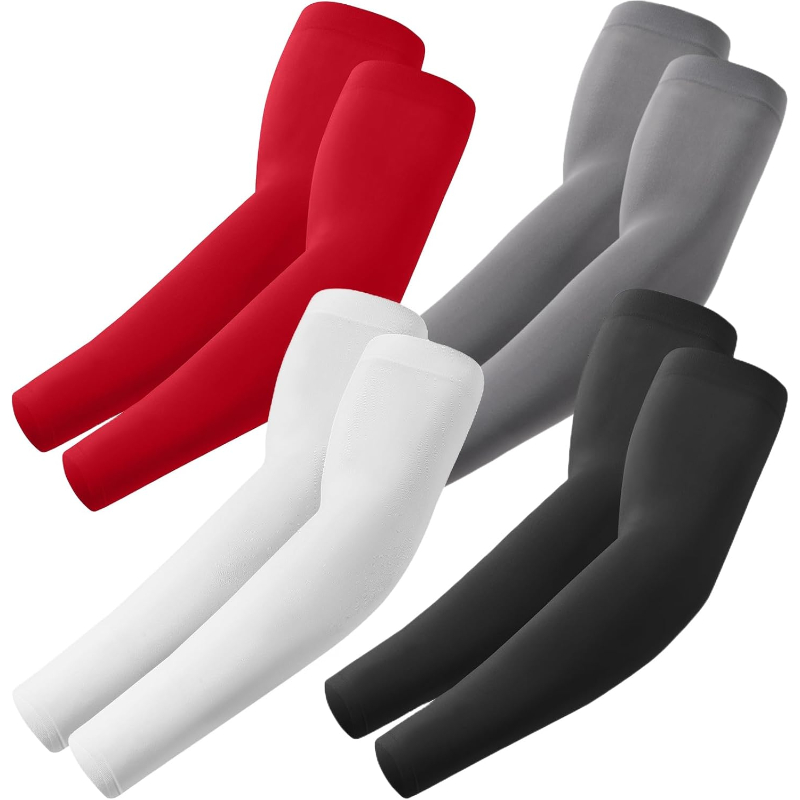 Pack Of 4 Cooling UV Sun Arm Sleeves For Men And Women