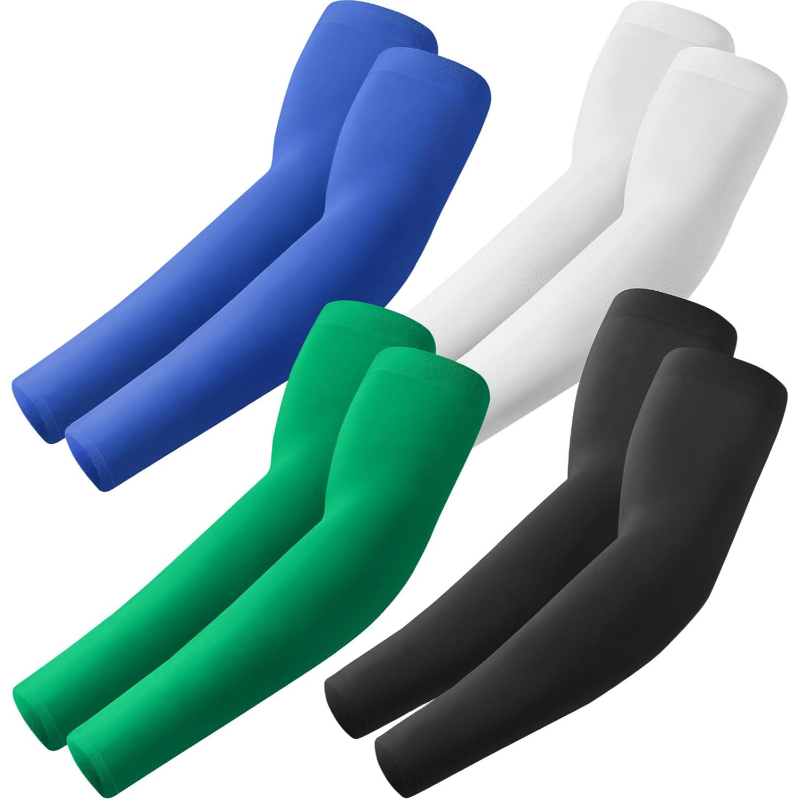 Pack Of 4 Cooling UV Sun Arm Sleeves For Men And Women