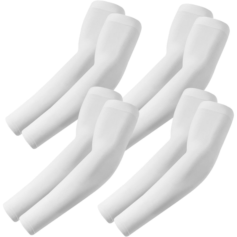 Pack Of 4 Cooling UV Sun Arm Sleeves For Men And Women