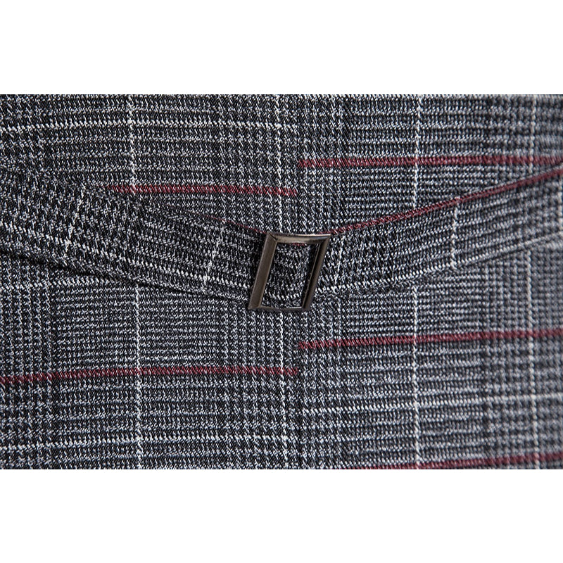 Men's Formal Plaid Suit Vest