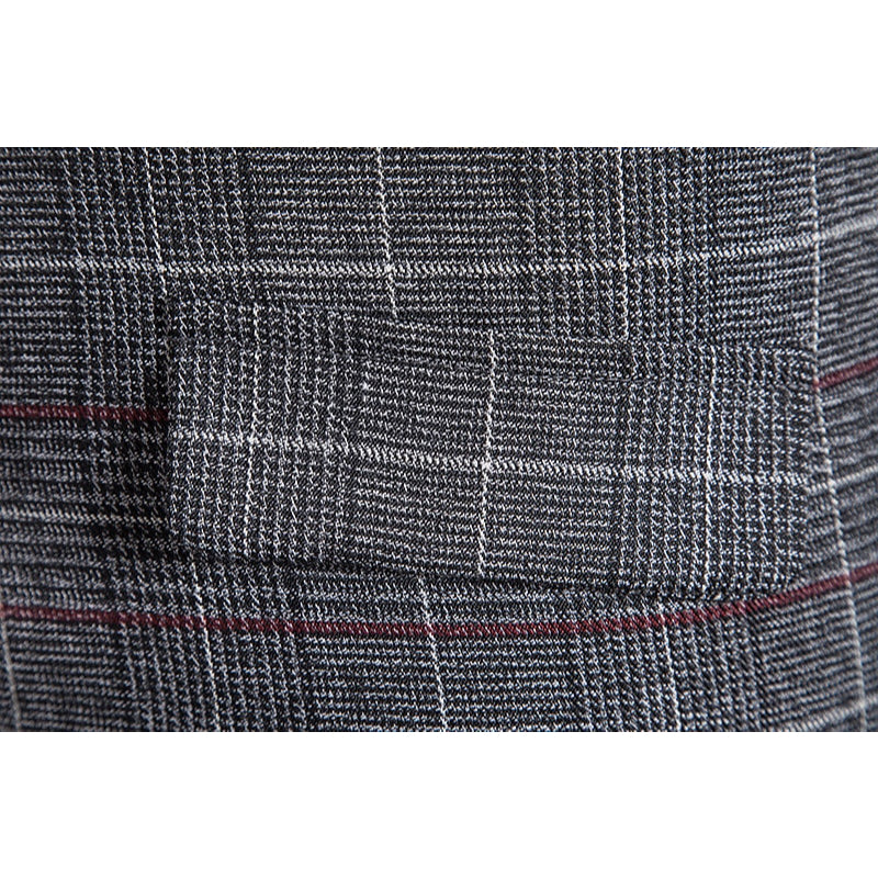 Men's Formal Plaid Suit Vest