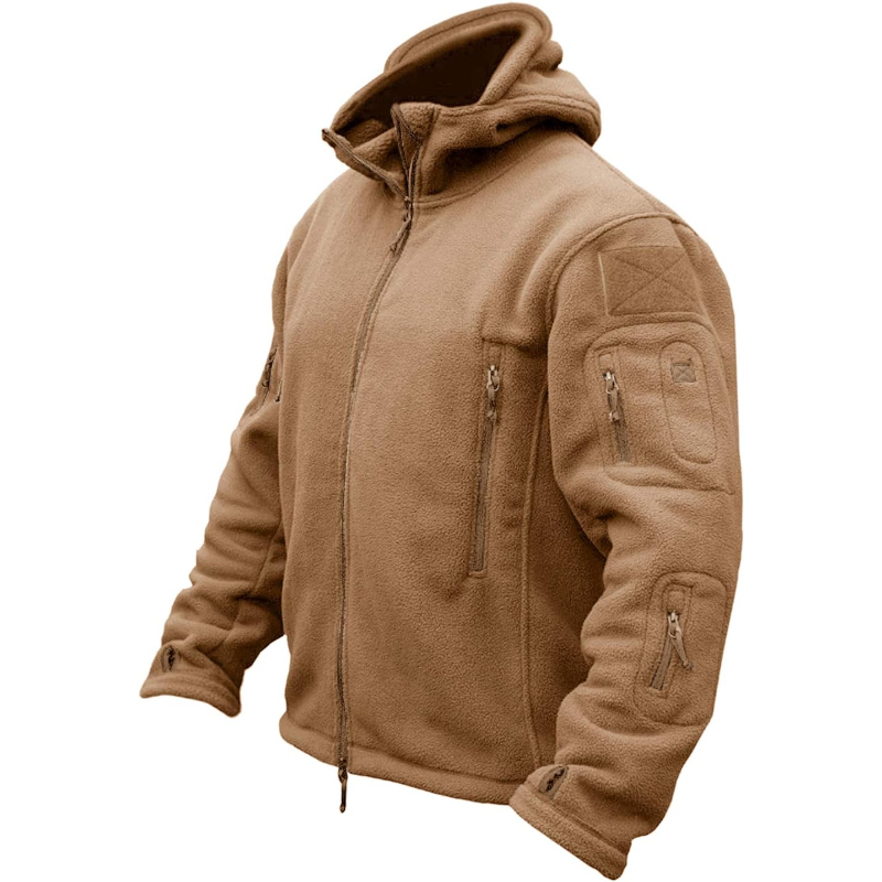 Tactical Fleece Warm Hooded Coat For Men