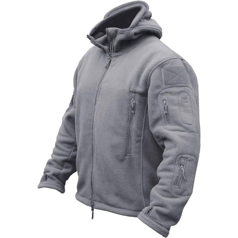 Tactical Fleece Warm Hooded Coat For Men
