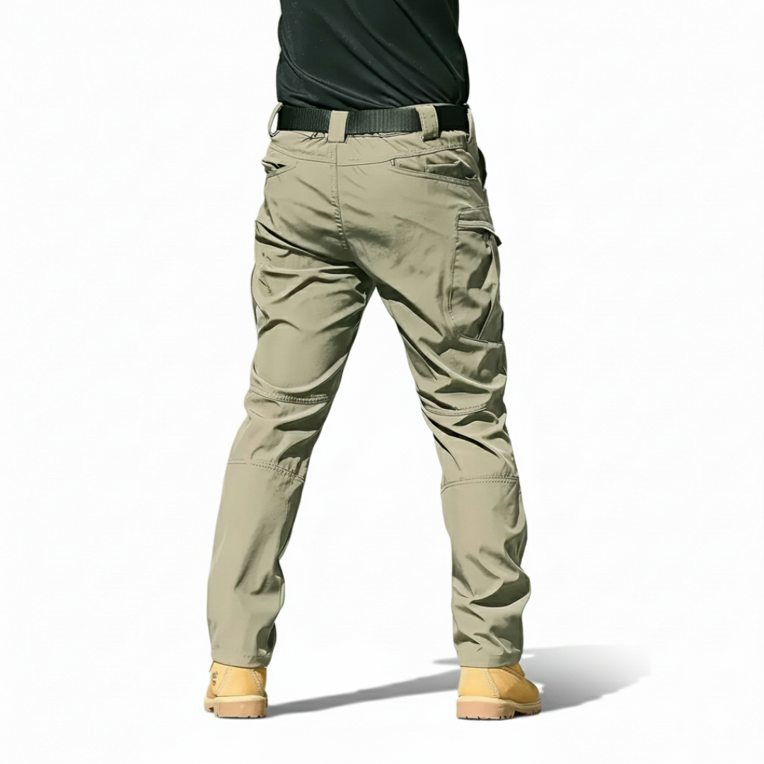 Tactical Style Cargo Pants For Men With Stretch Fit And Pocket Design