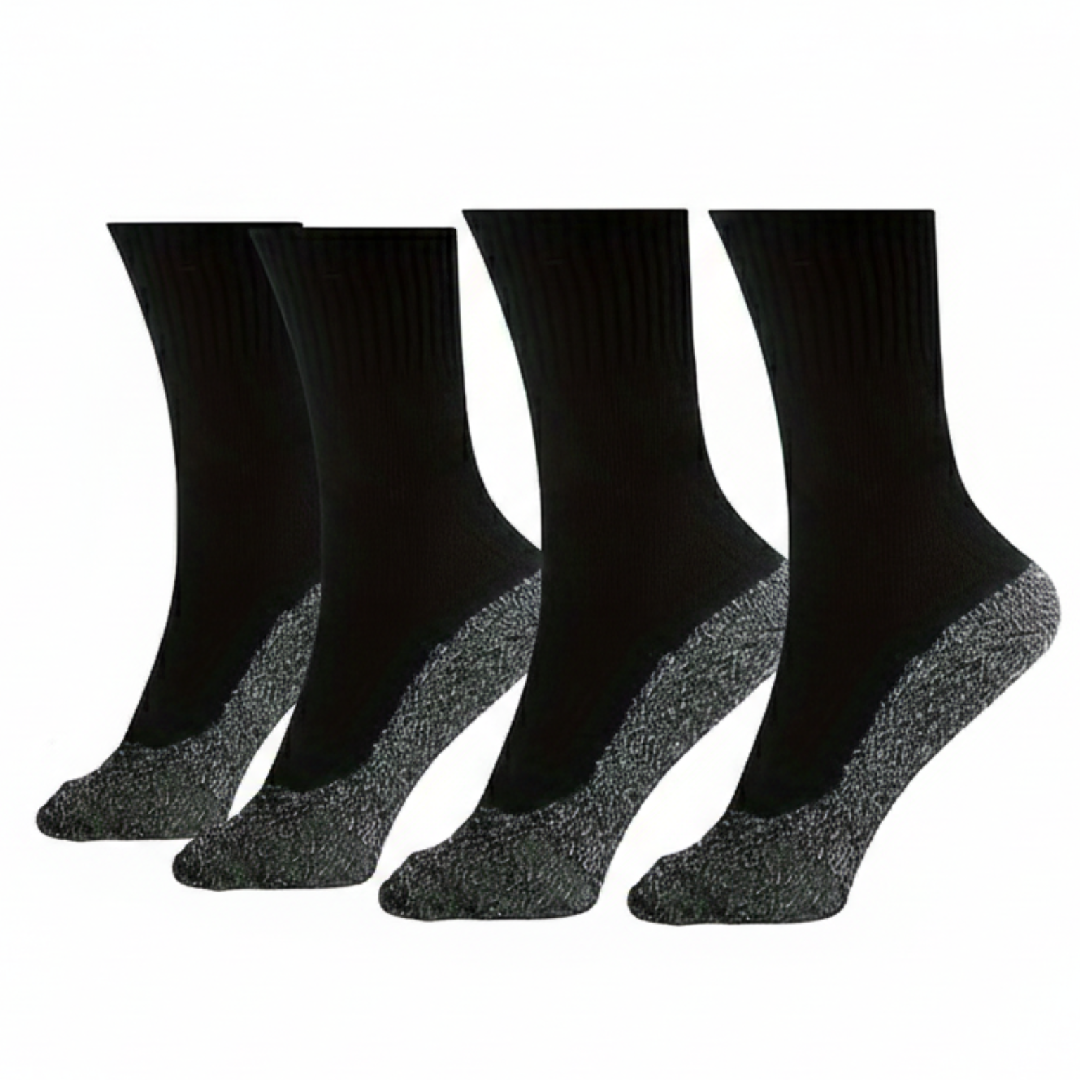 2 Pairs Of Aluminized Fiber Heated Socks