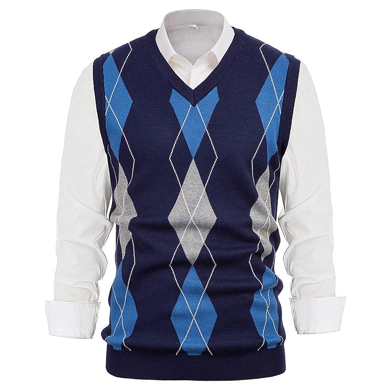 Classic Argyle Heritage Knit Vest