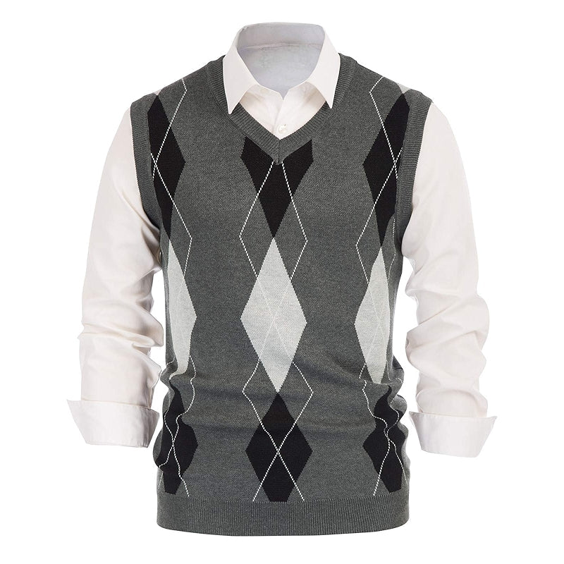 Classic Argyle Heritage Knit Vest