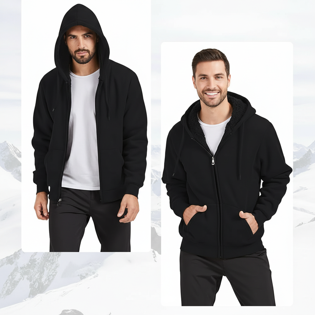 Hoodies for Men Heavyweight Fleece Sweatshirt