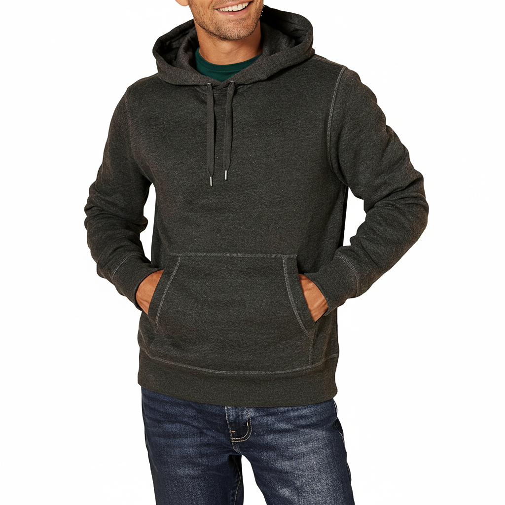 Mens Pullover Sweatshirt Hoodie, Big & Tall Options Available
