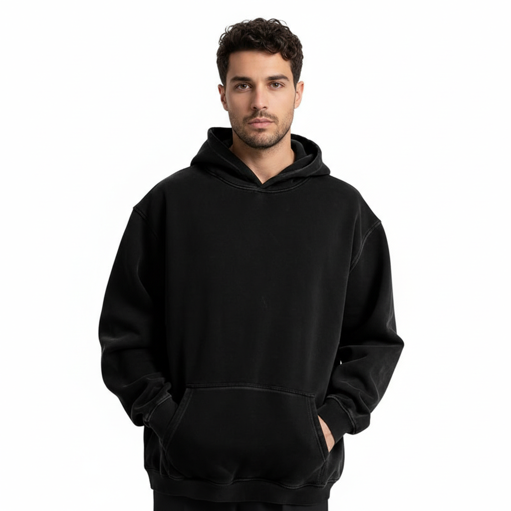 Vintage Themed Oversized Hoodie
