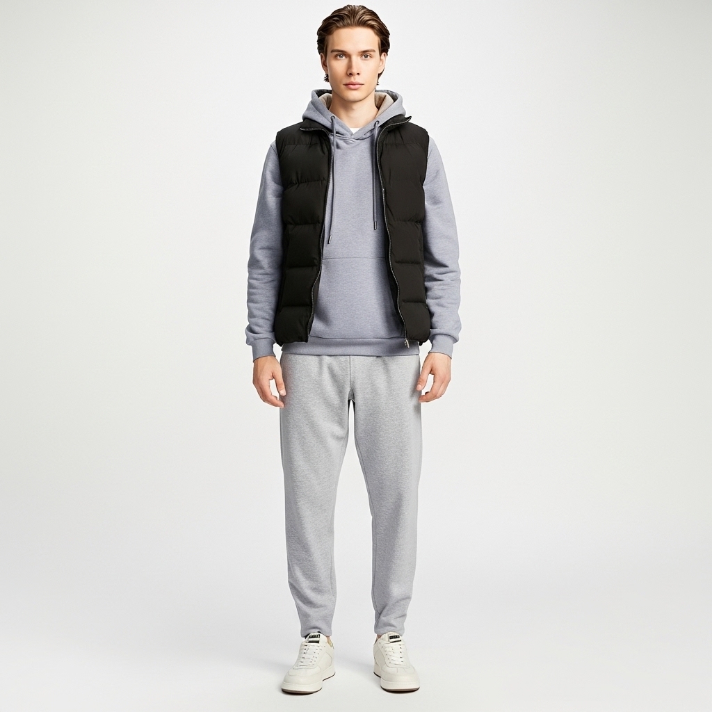 Warm Fleece Lined Pullover Hoodie