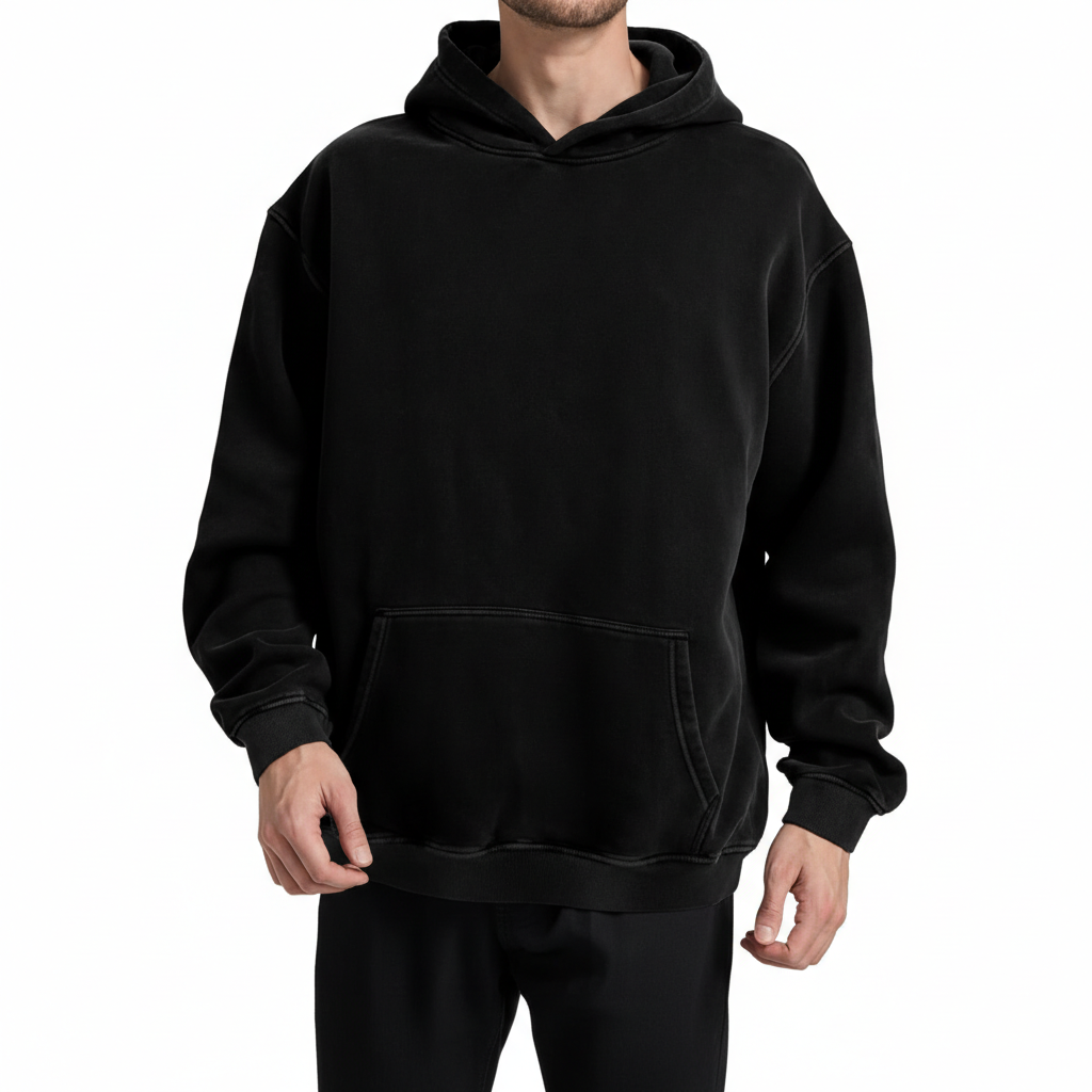 Vintage Themed Oversized Hoodie