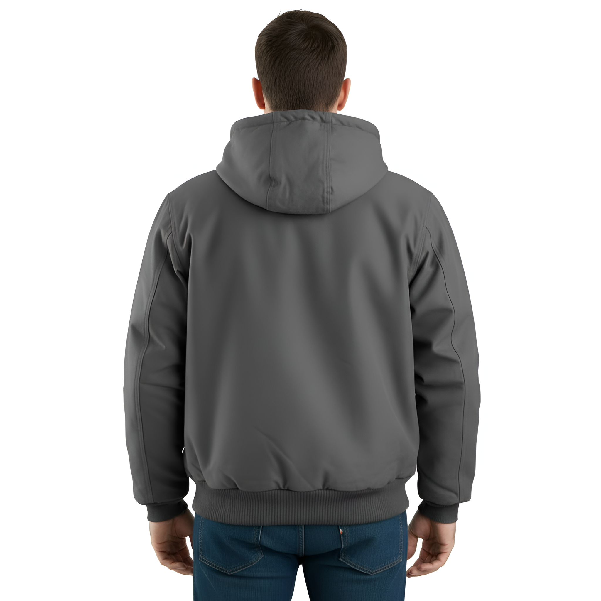 Men Loose Fit Firm Duck Insulated Flannel-Lined Active Jac