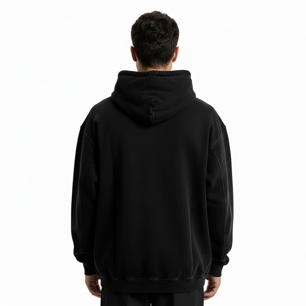 Vintage Themed Oversized Hoodie