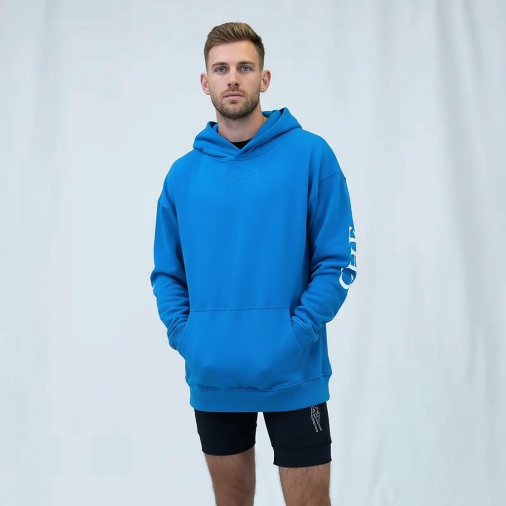 Run Club Back Print Pullover Hoodie