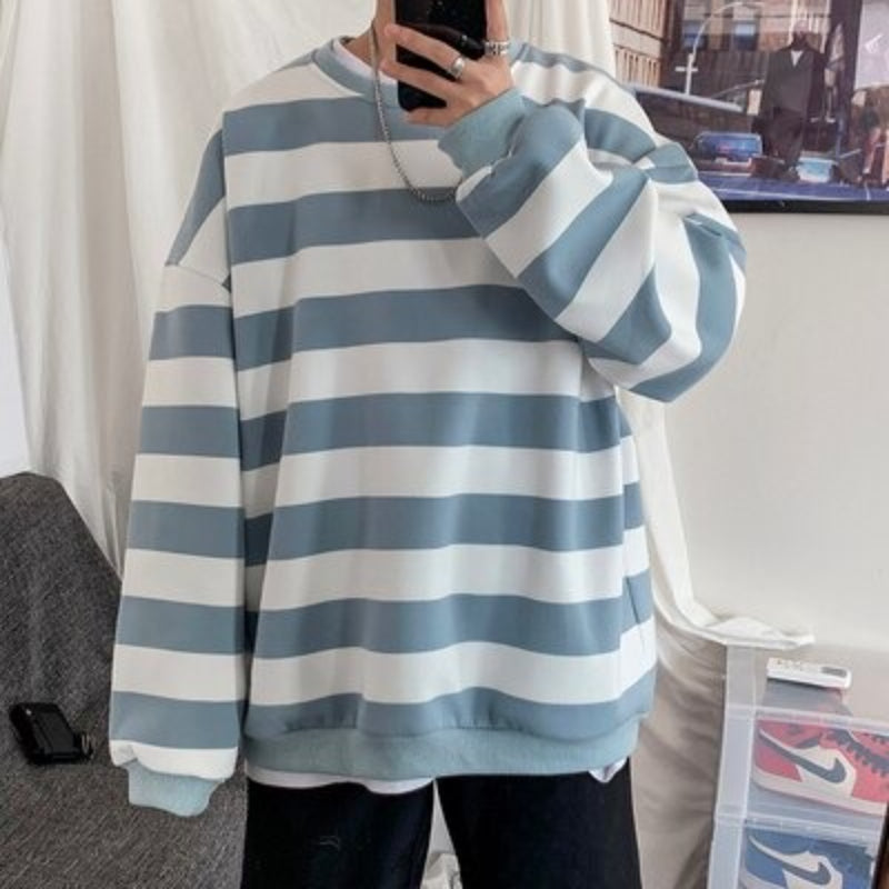 Men's Hoodie Hip Hop Sportswear Classic Stripes Design