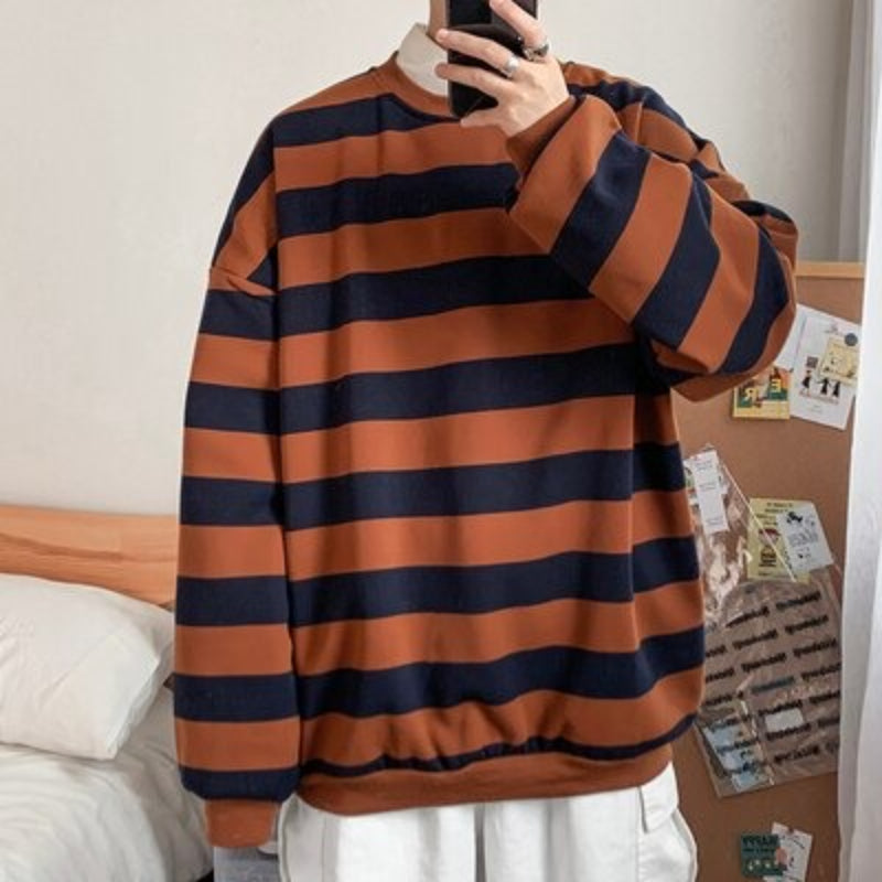 Men's Hoodie Hip Hop Sportswear Classic Stripes Design