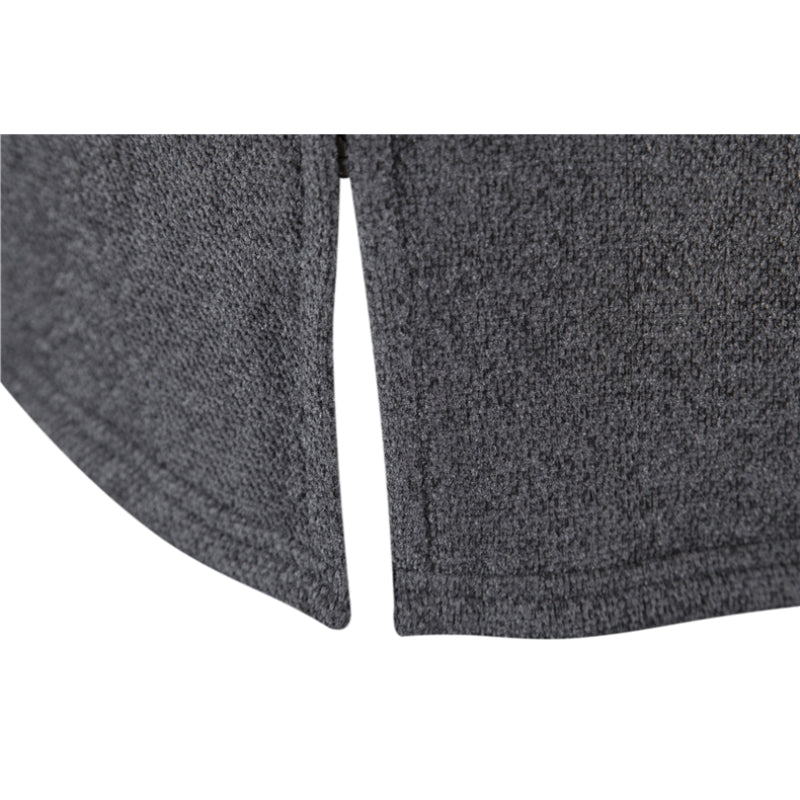 Men's Zipper Long Hoodie Cardigan Jacket