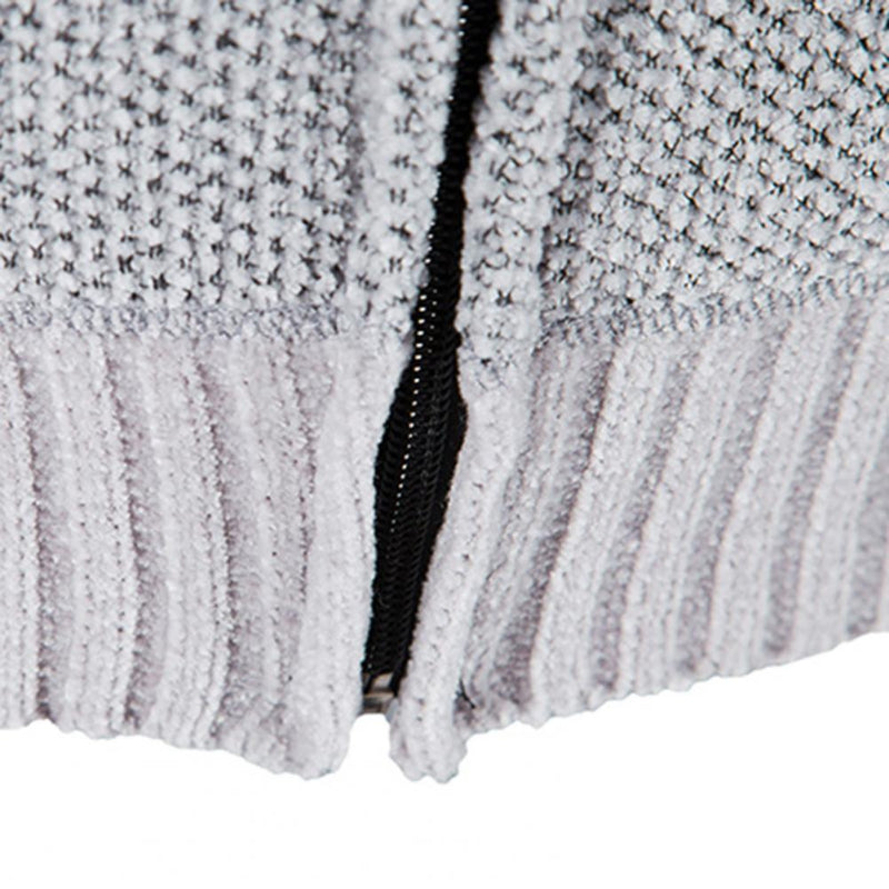 Men's Zipper Drawstring Cardigan Jacket