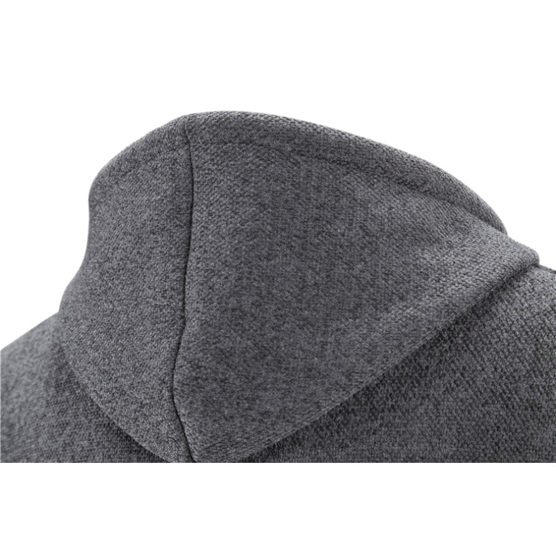 Men's Zipper Long Hoodie Cardigan Jacket