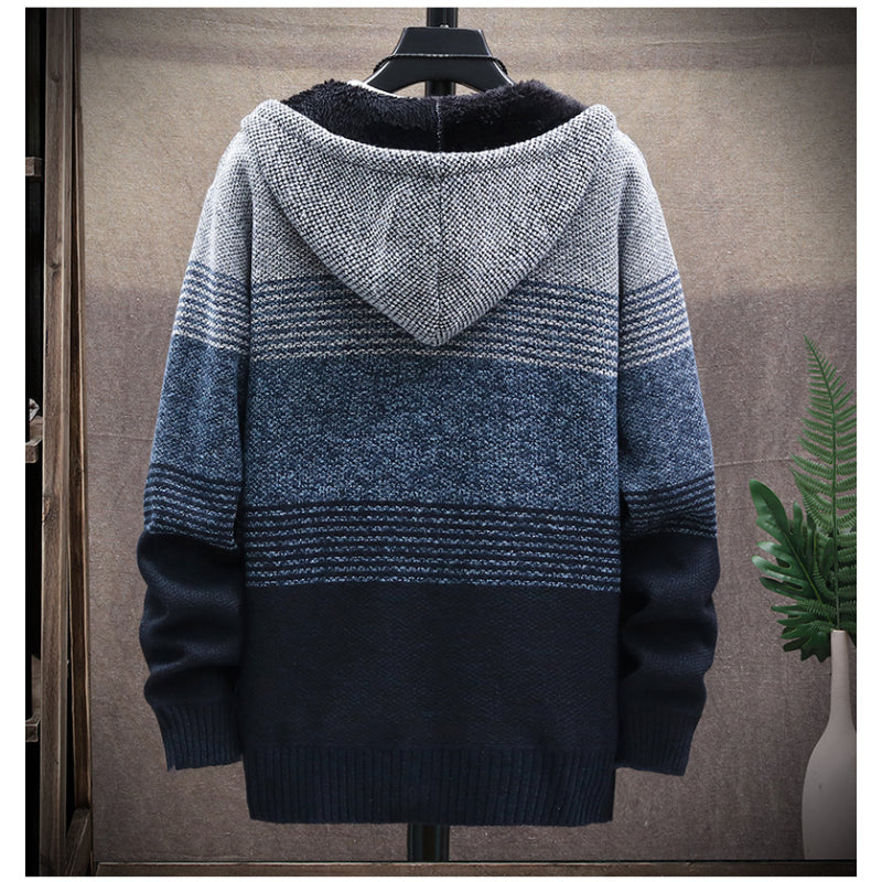 Men's Casual Knitted Cardigan Sweater