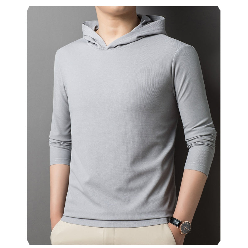 Men's Solid Color Casual Hoodie