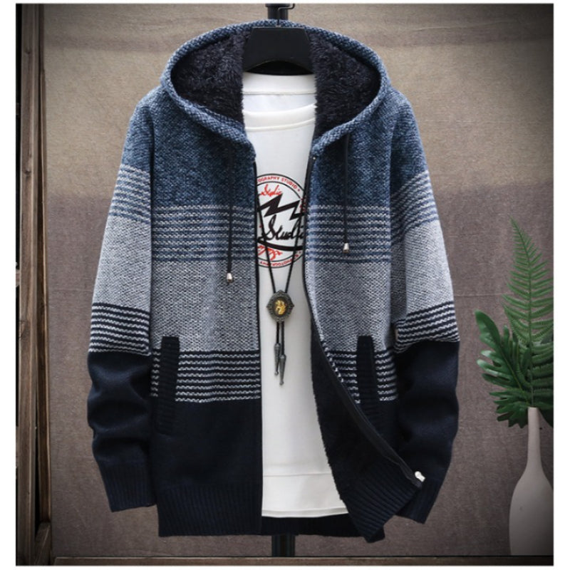 Men's Casual Knitted Cardigan Sweater