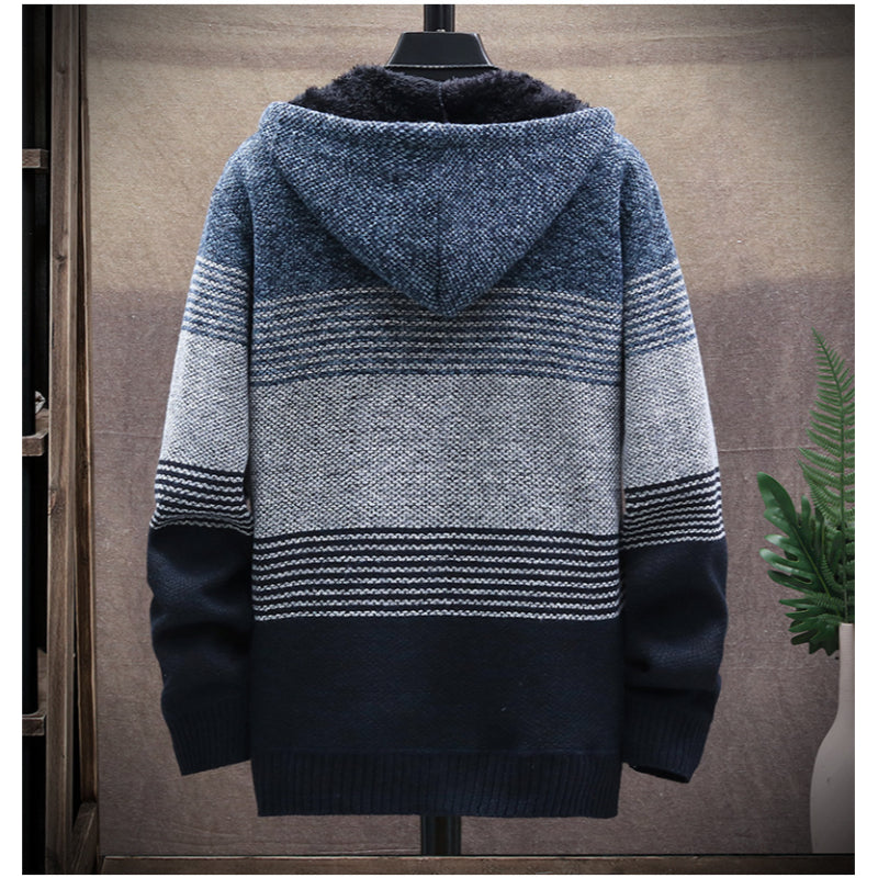 Men's Casual Knitted Cardigan Sweater