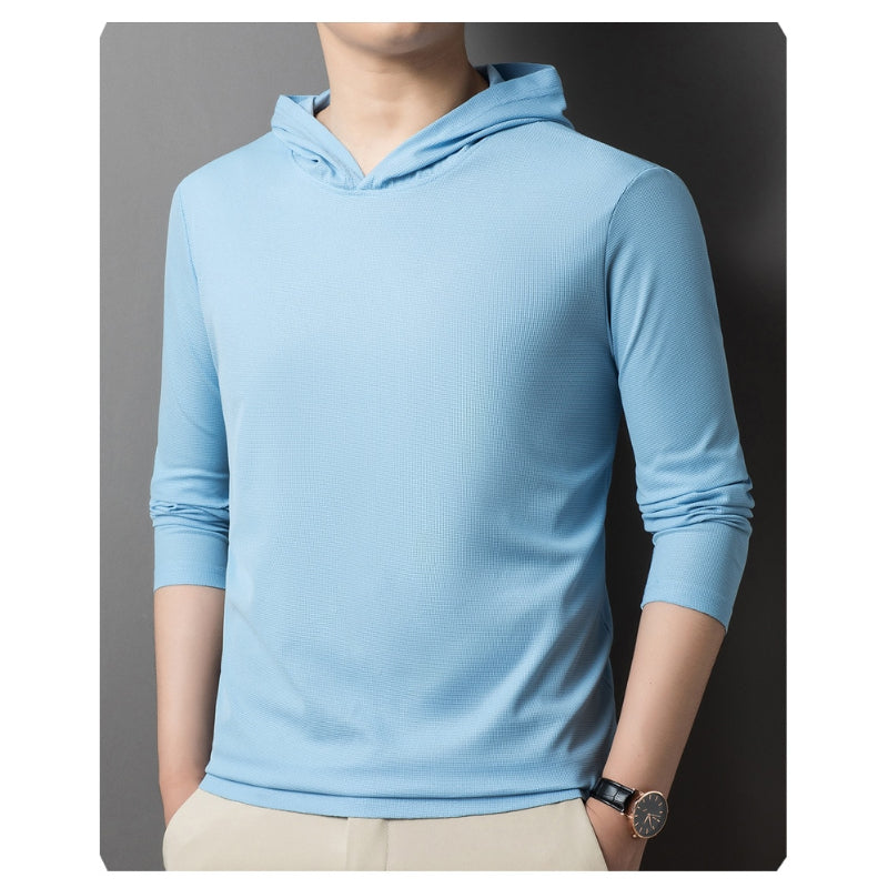 Men's Solid Color Casual Hoodie