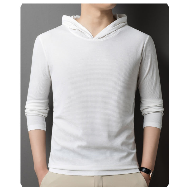 Men's Solid Color Casual Hoodie