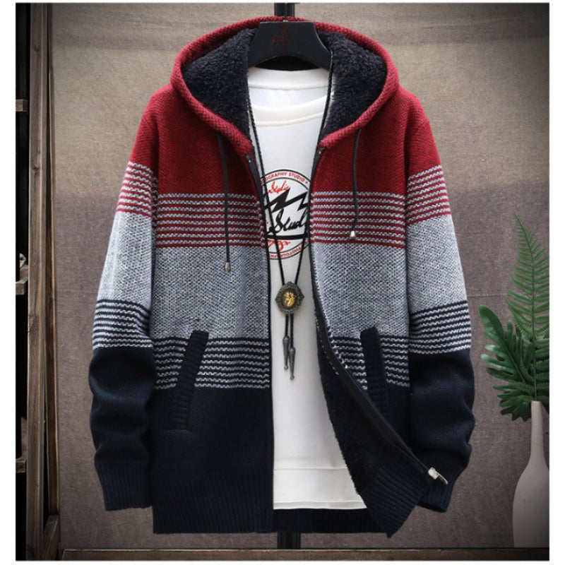 Men's Casual Knitted Cardigan Sweater